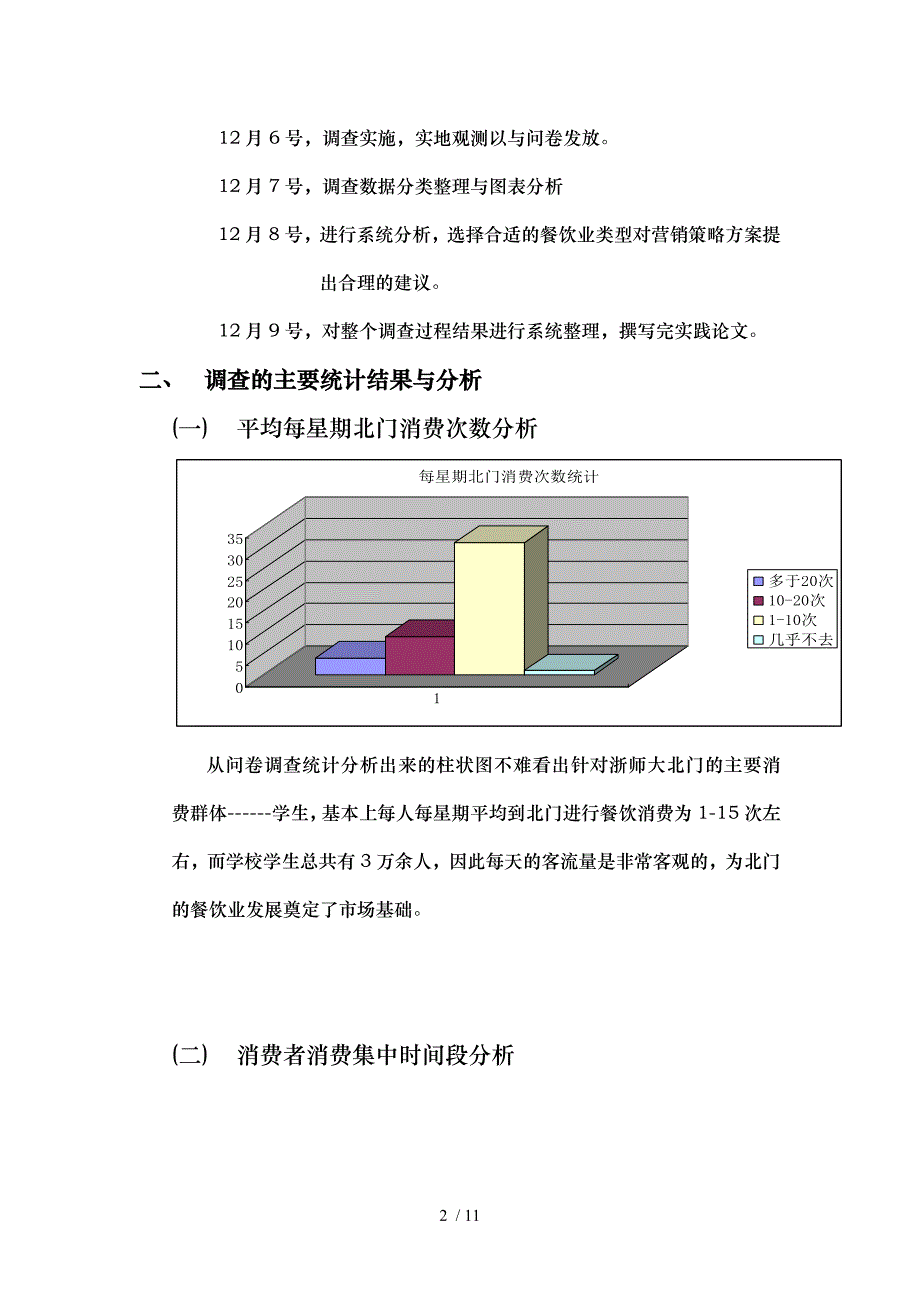 某师范大学北门餐饮调查论文_第2页