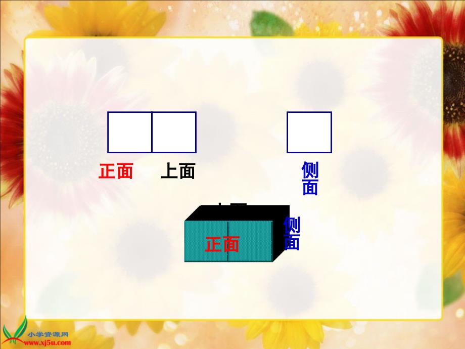 北师大版二年级数学上册《观察物体4》PPT课件1_第4页