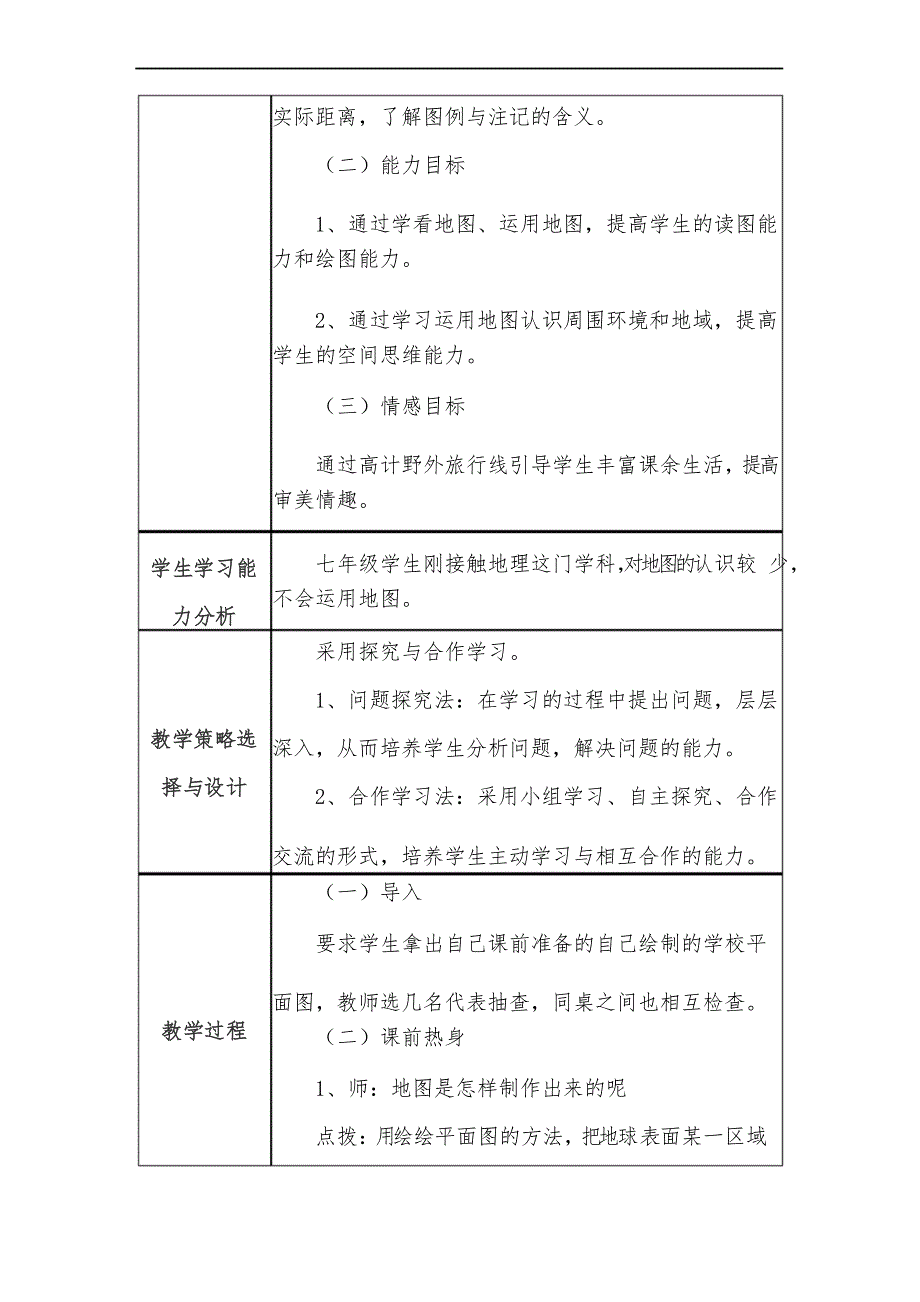 初中地理教学课例《我们怎样学习地理》课程思政核心素养教学设计及总结反思_第2页