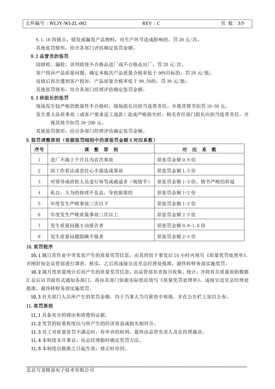 产品质量奖罚制度_第3页