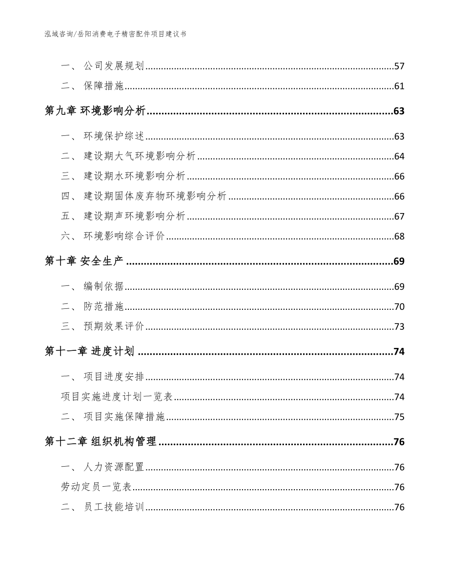岳阳消费电子精密配件项目建议书（参考模板）_第4页