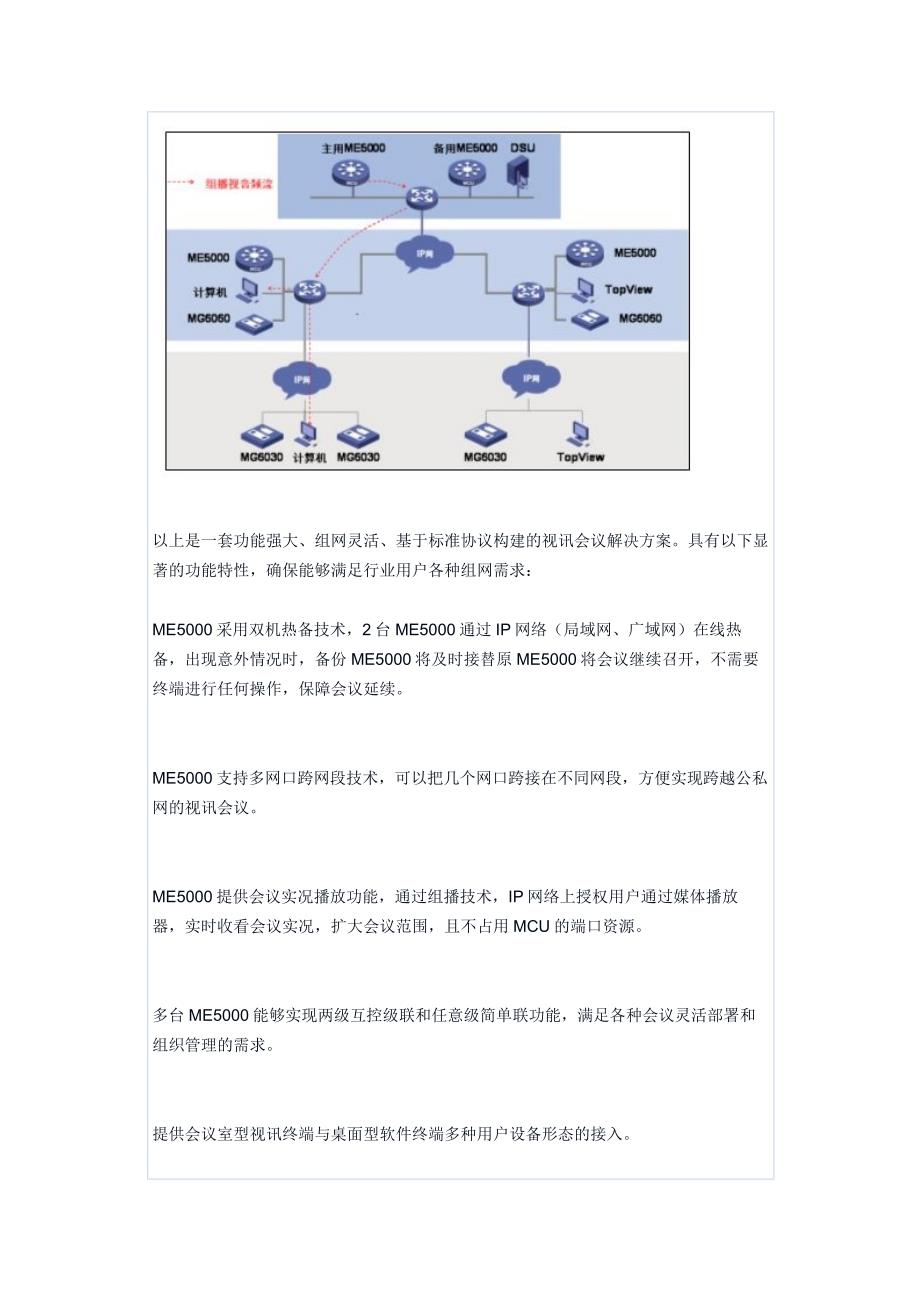 华为3Com 视讯会议解决方案_第2页