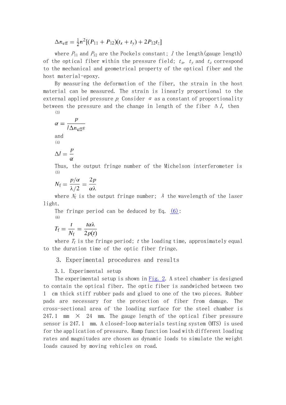 外文翻译--WIM系统中以光纤为基础的动态压力传感装置（中英文）_第4页