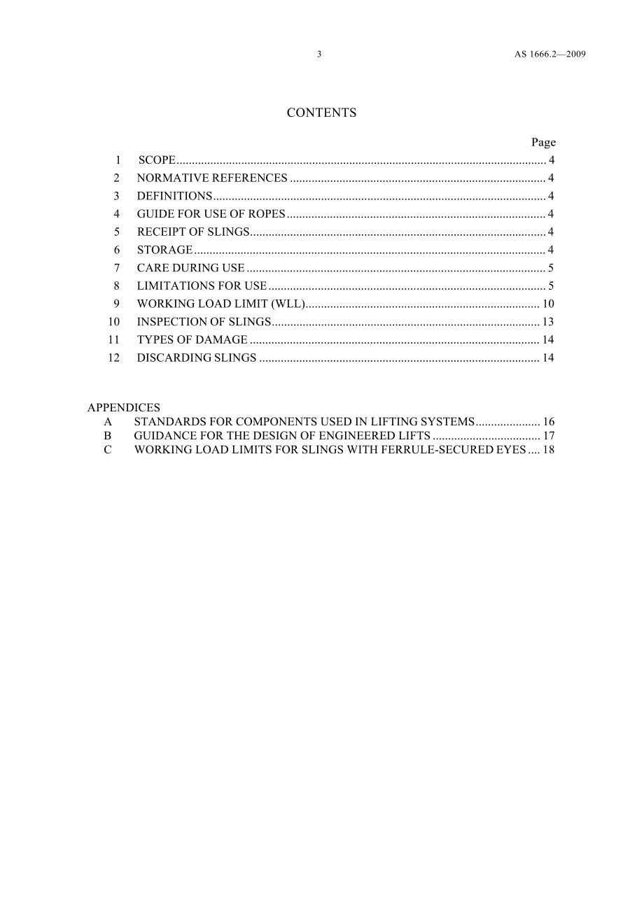 【AS澳大利亚标准】AS 1666.2 WireRope SlingsPart 2 Care and Use_第5页