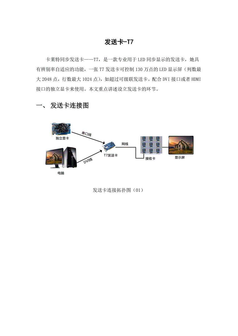 卡莱特发送卡设置步骤_第1页