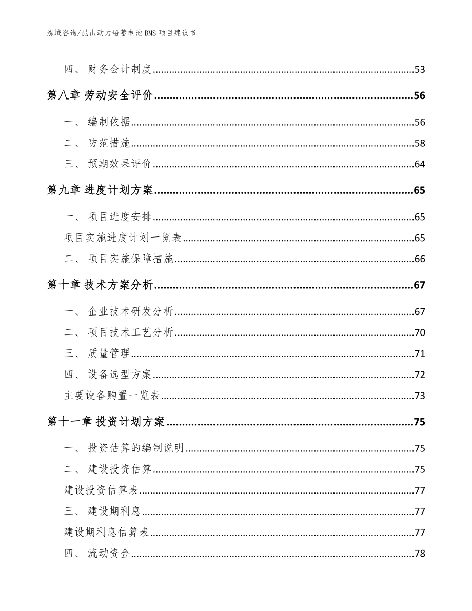 昆山动力铅蓄电池BMS项目建议书_第5页