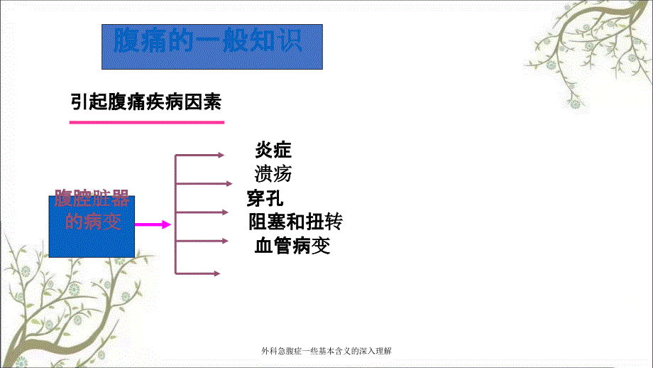 外科急腹症一些基本含义的深入理解_第3页