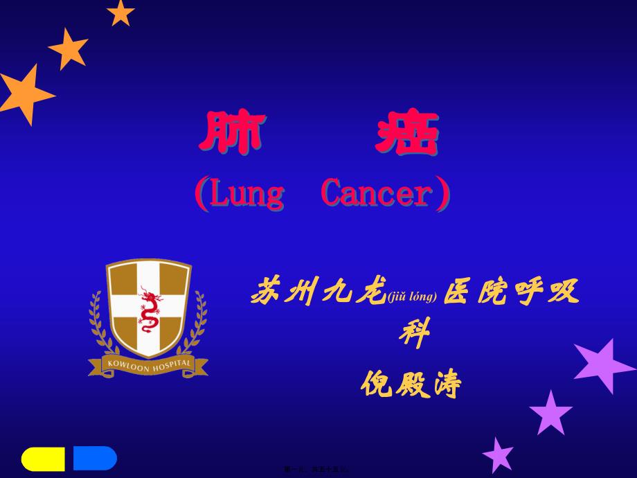 第4部分--肺癌(LungCancer)概论课件_第1页