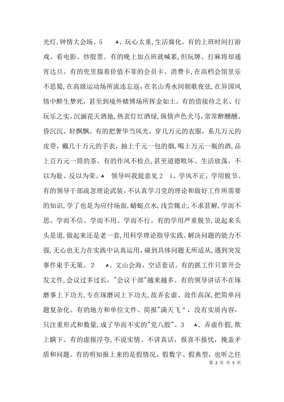 领导叫我提意见怎么说_第2页