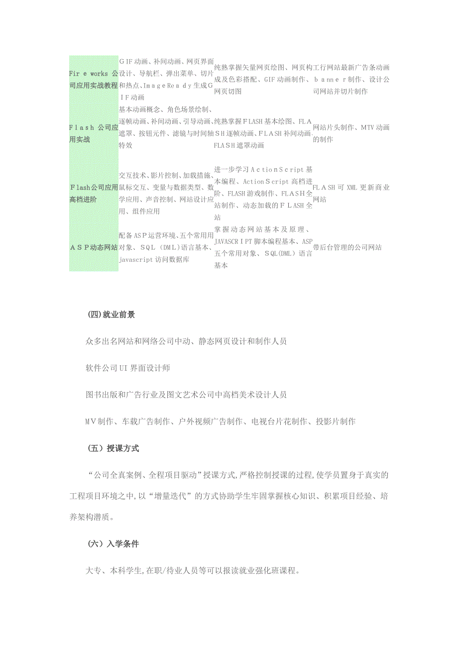 网设计专业课程介绍_第4页