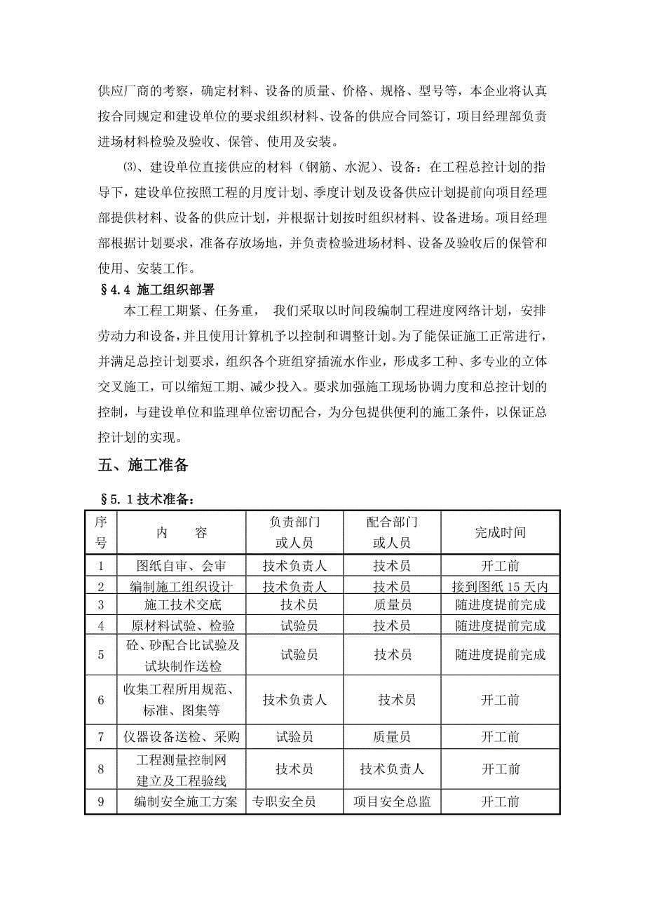 雨水收集池施工组织设计_第5页