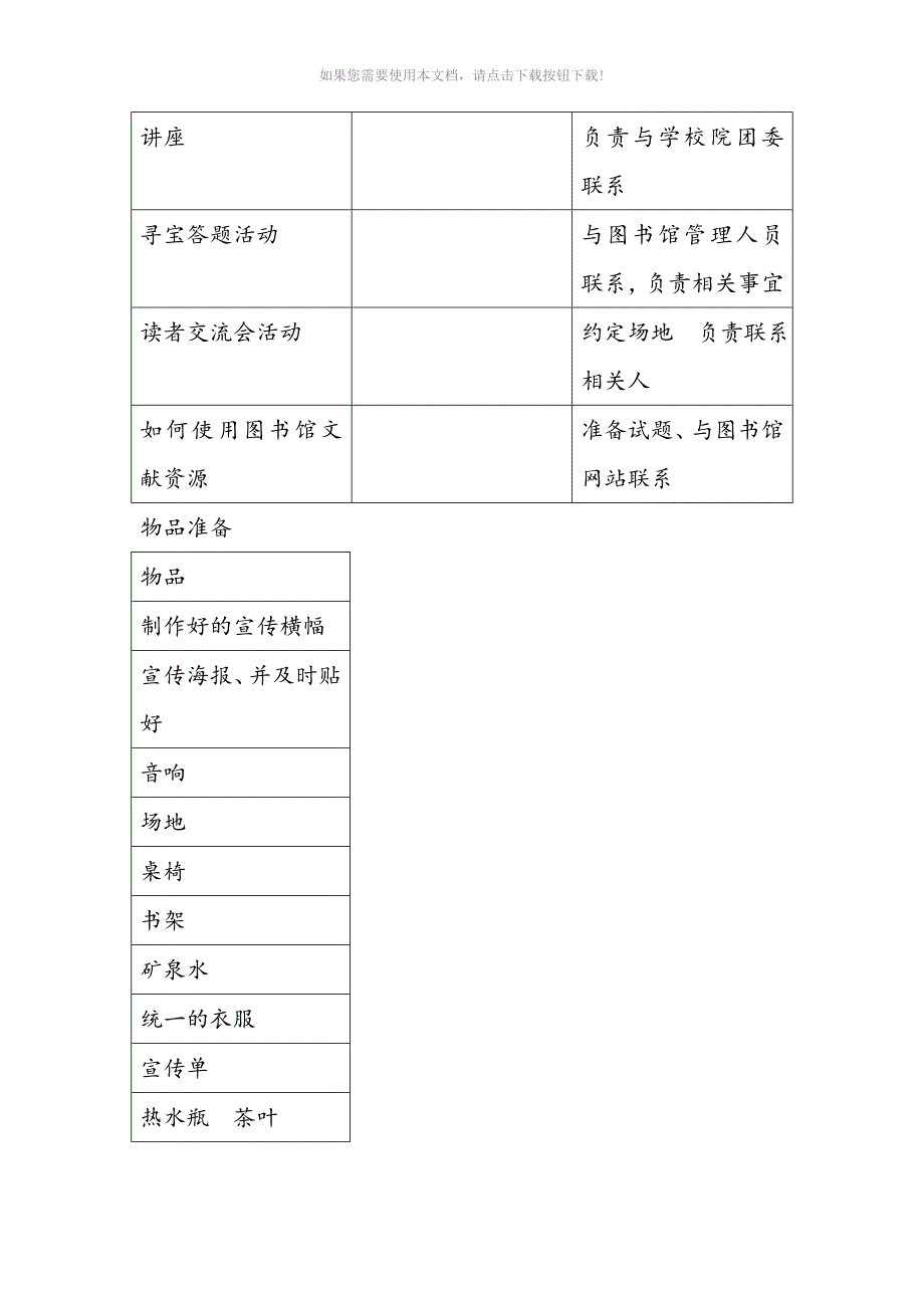 （推荐）图书馆活动策划方案_第4页