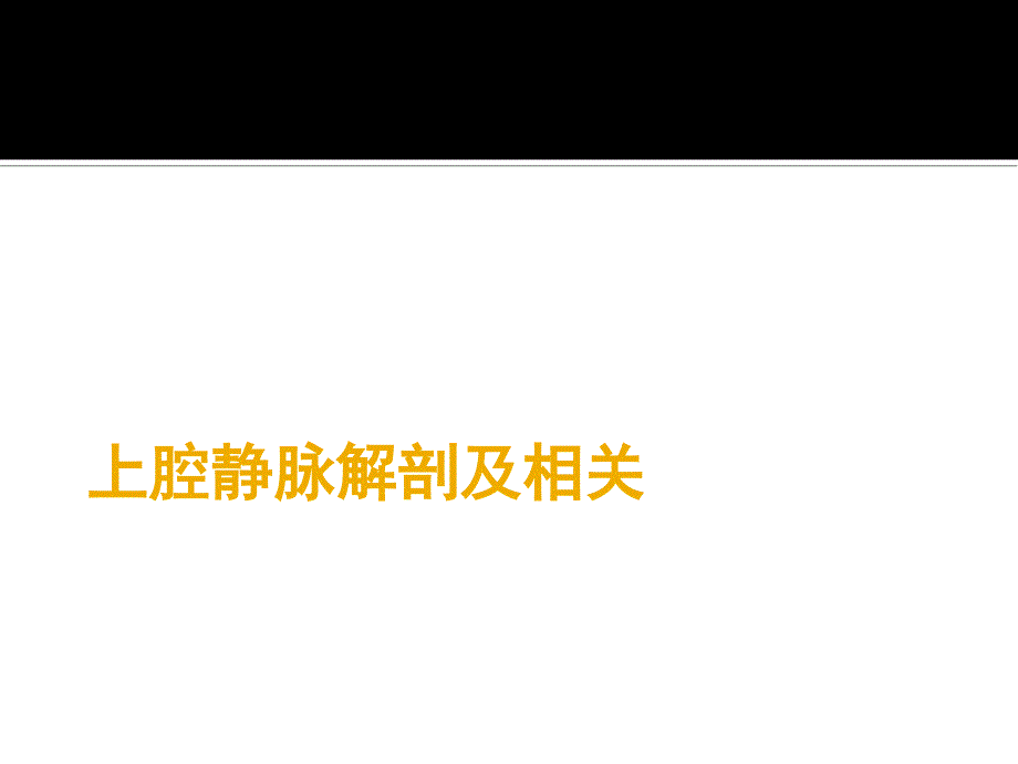 上腔静脉解剖及疾病_第1页