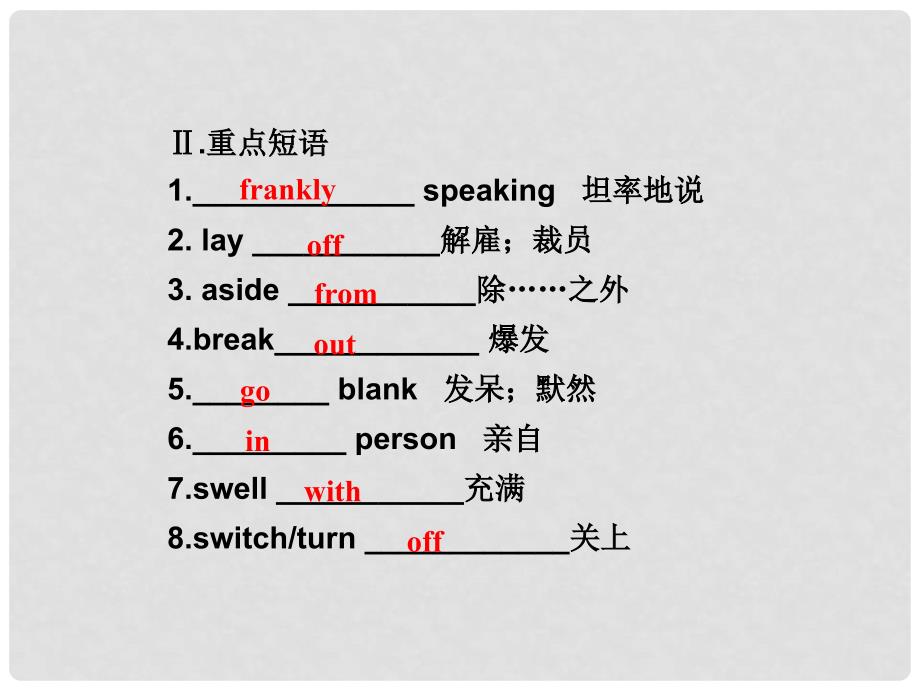 高中英语 Unit15 SectionⅠWarm up &amp; Lesson1精品课件 北师大版必修5_第4页