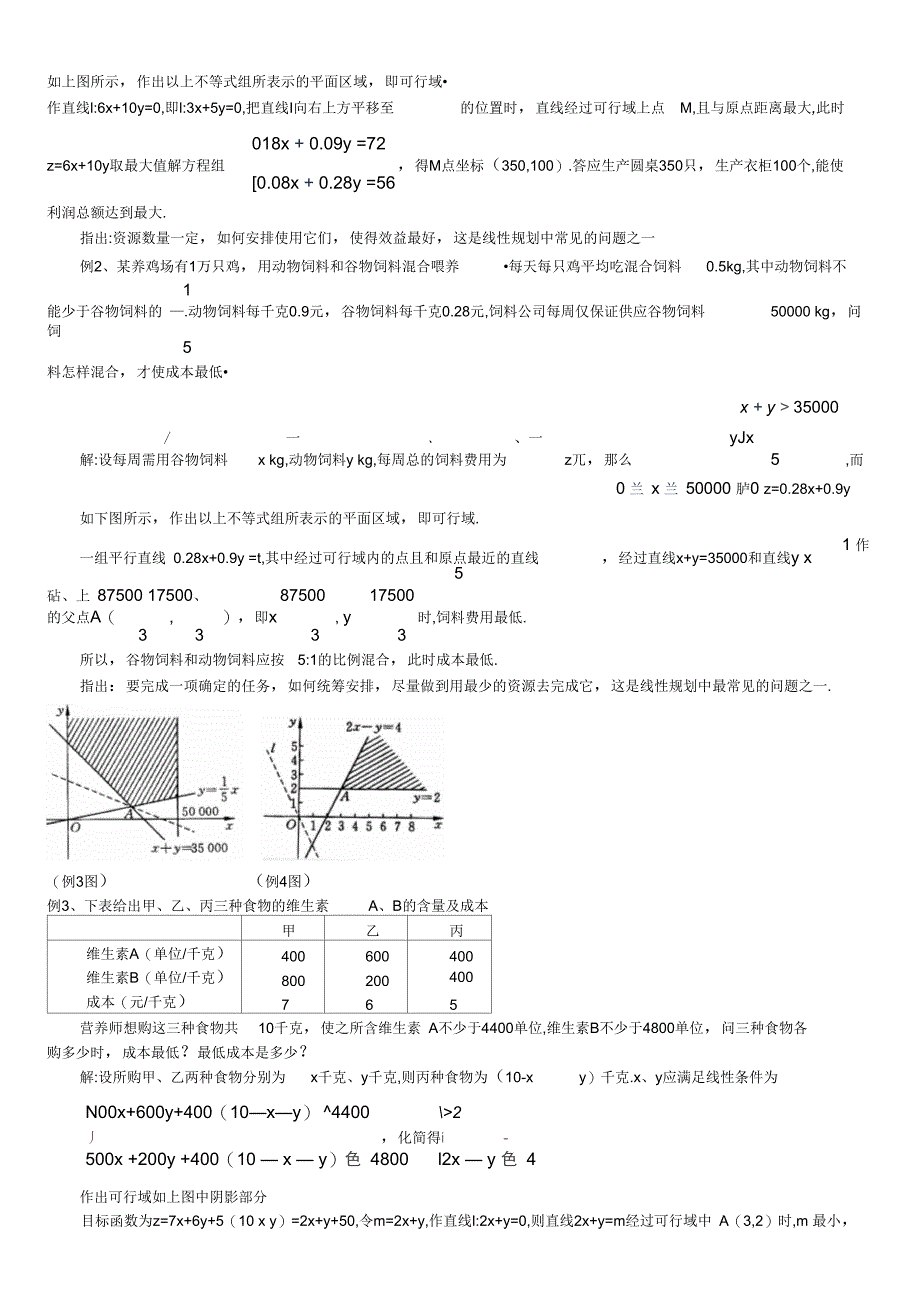 线性规划常见题型及解法_第3页