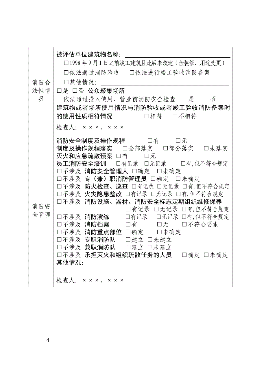 消防安全评估报告模板_第4页