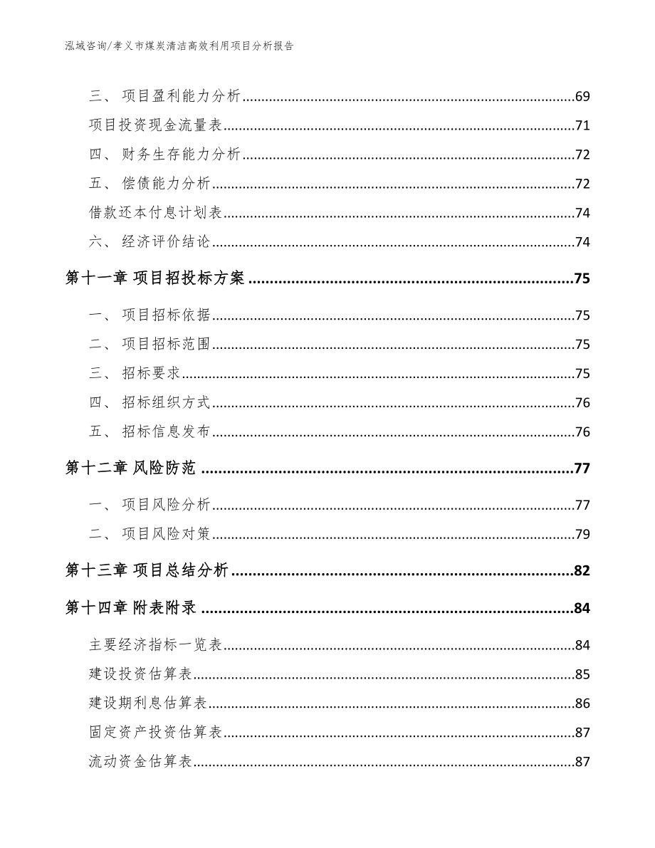 孝义市煤炭清洁高效利用项目分析报告参考范文_第4页