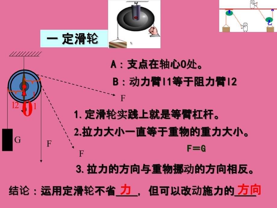 人教课标版八年级下册10月第1版第2节滑轮.ppt课件_第5页