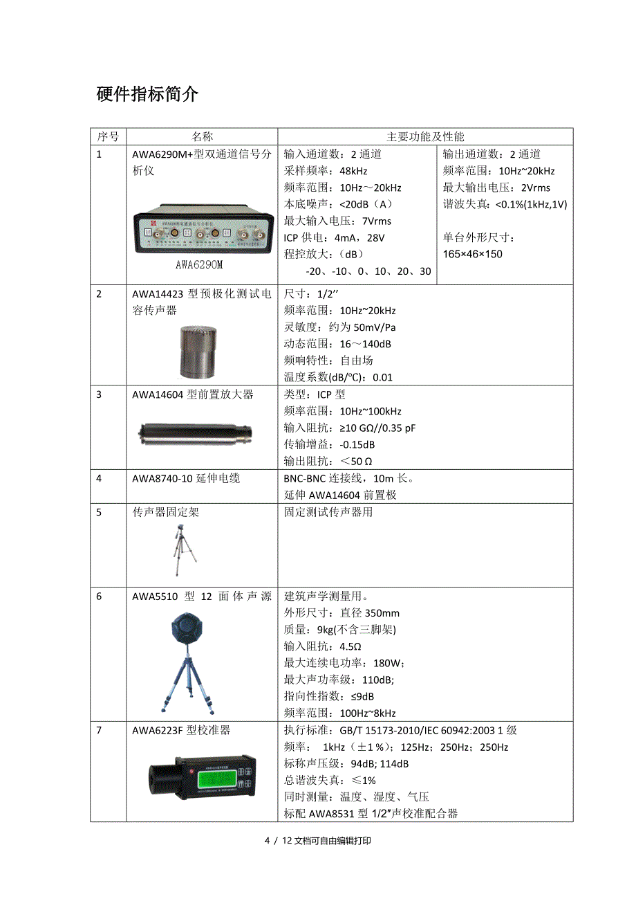 建筑声学测量方案_第4页