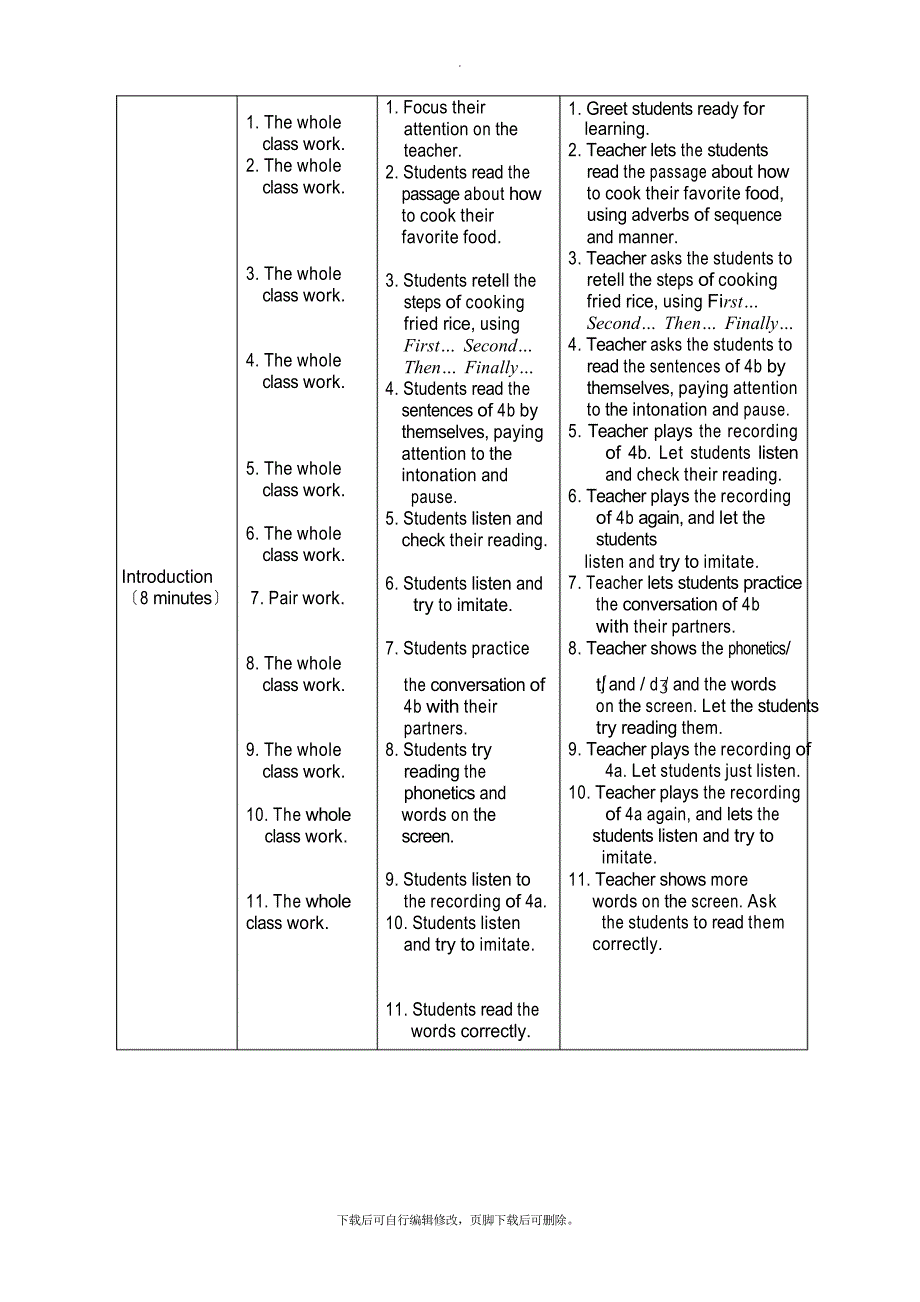 仁爱版英语八年级下册 Unit7 Topic2 SectionB教案_第3页