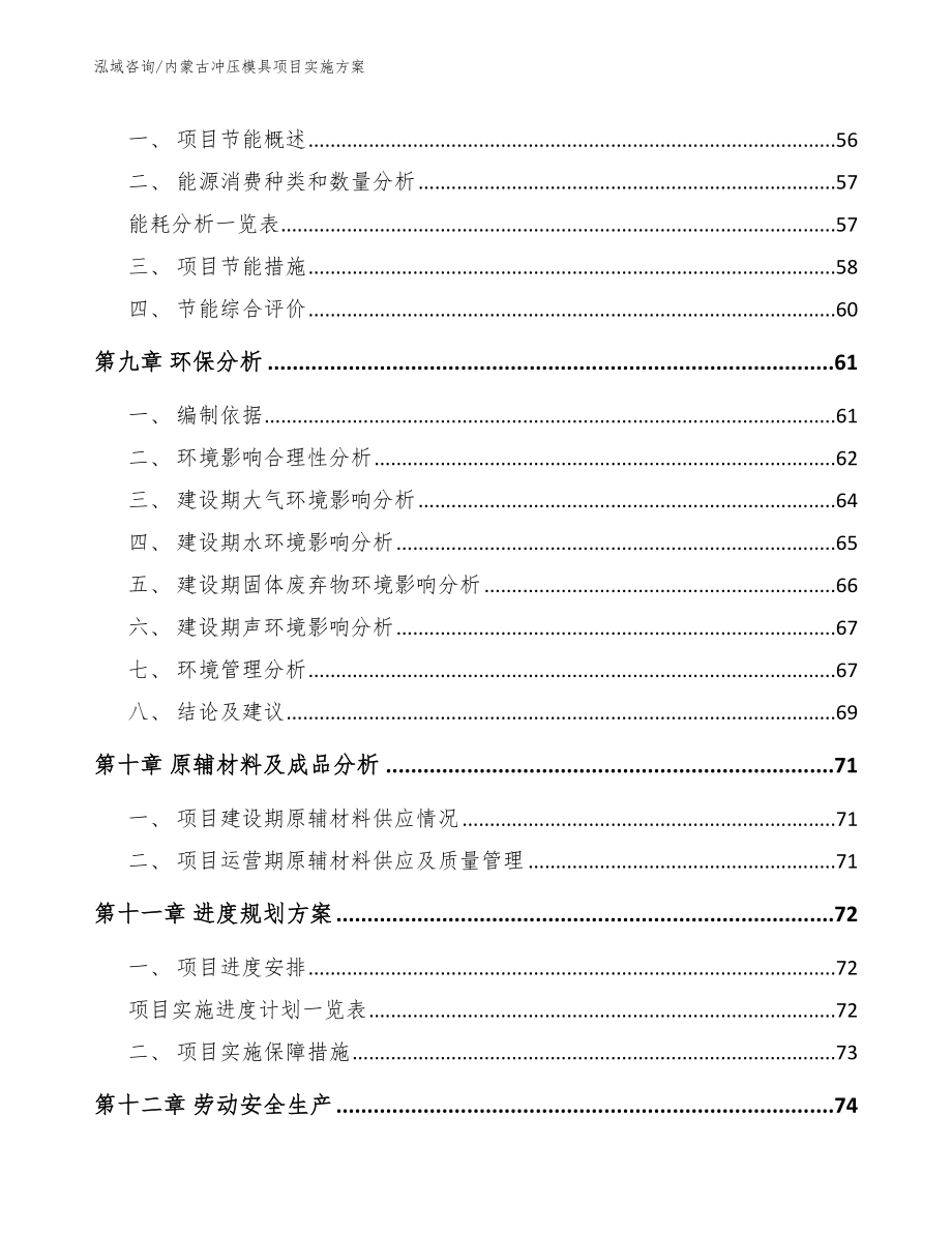 内蒙古冲压模具项目实施方案_参考模板_第3页