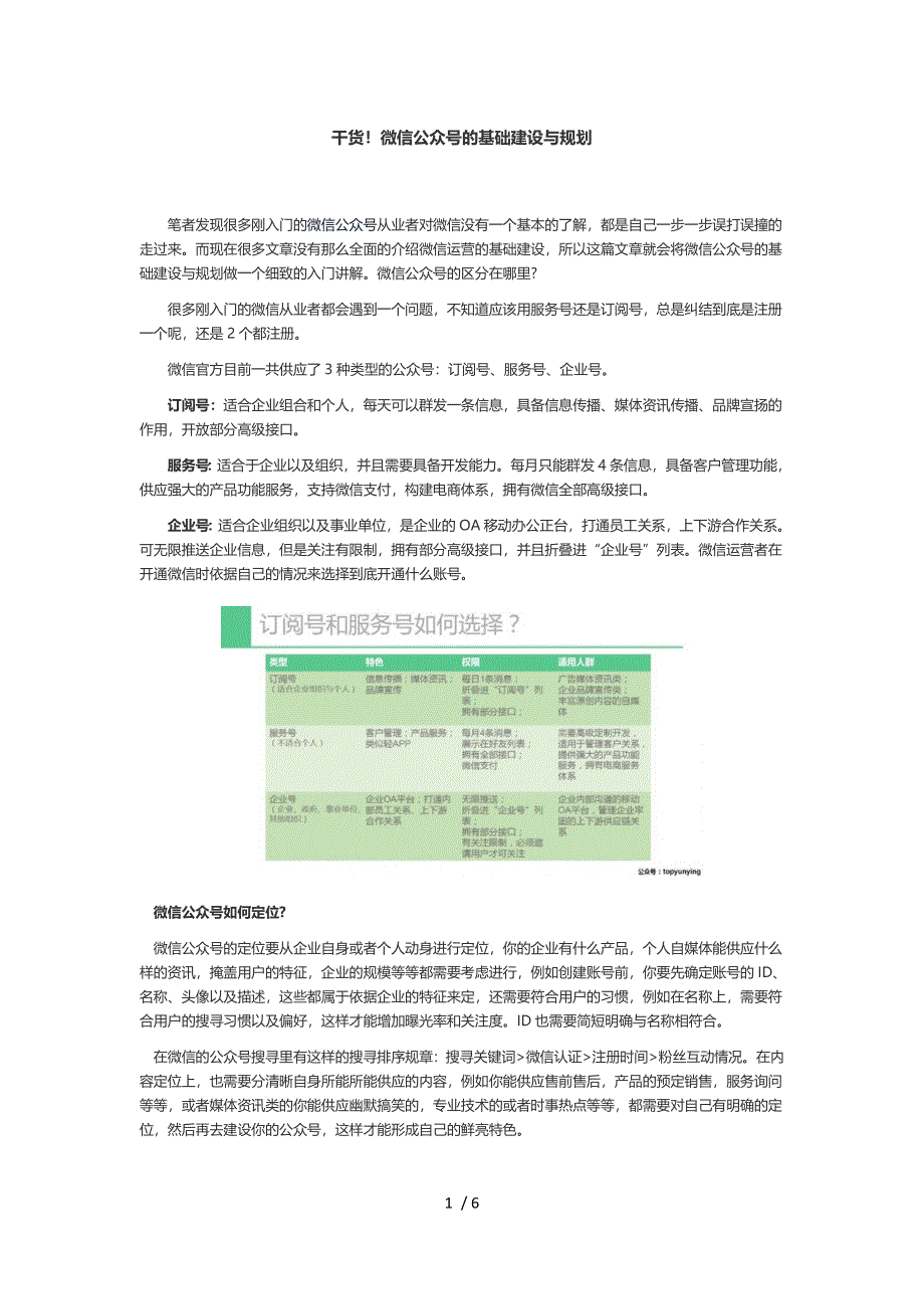 微信公众的基础建设与规划_第1页