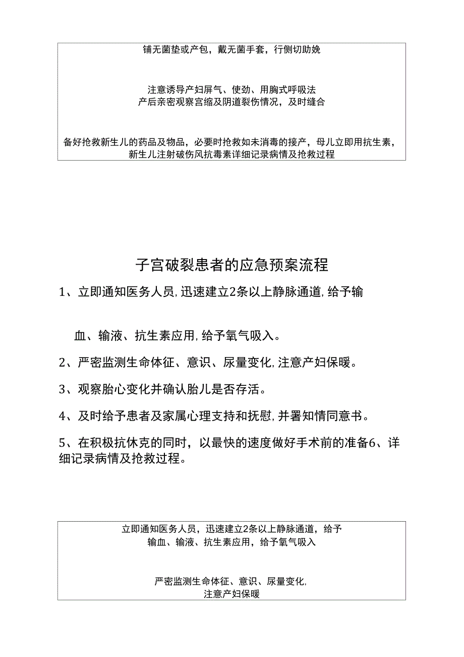 产科应急预案及流程_第3页