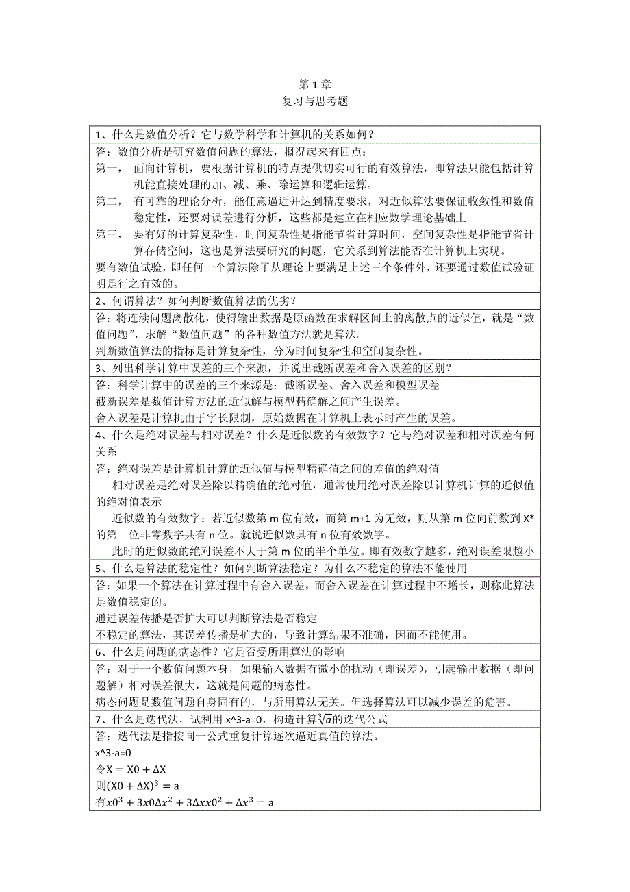 数值分析第五版第1章习题答案李庆扬.pdf_第1页