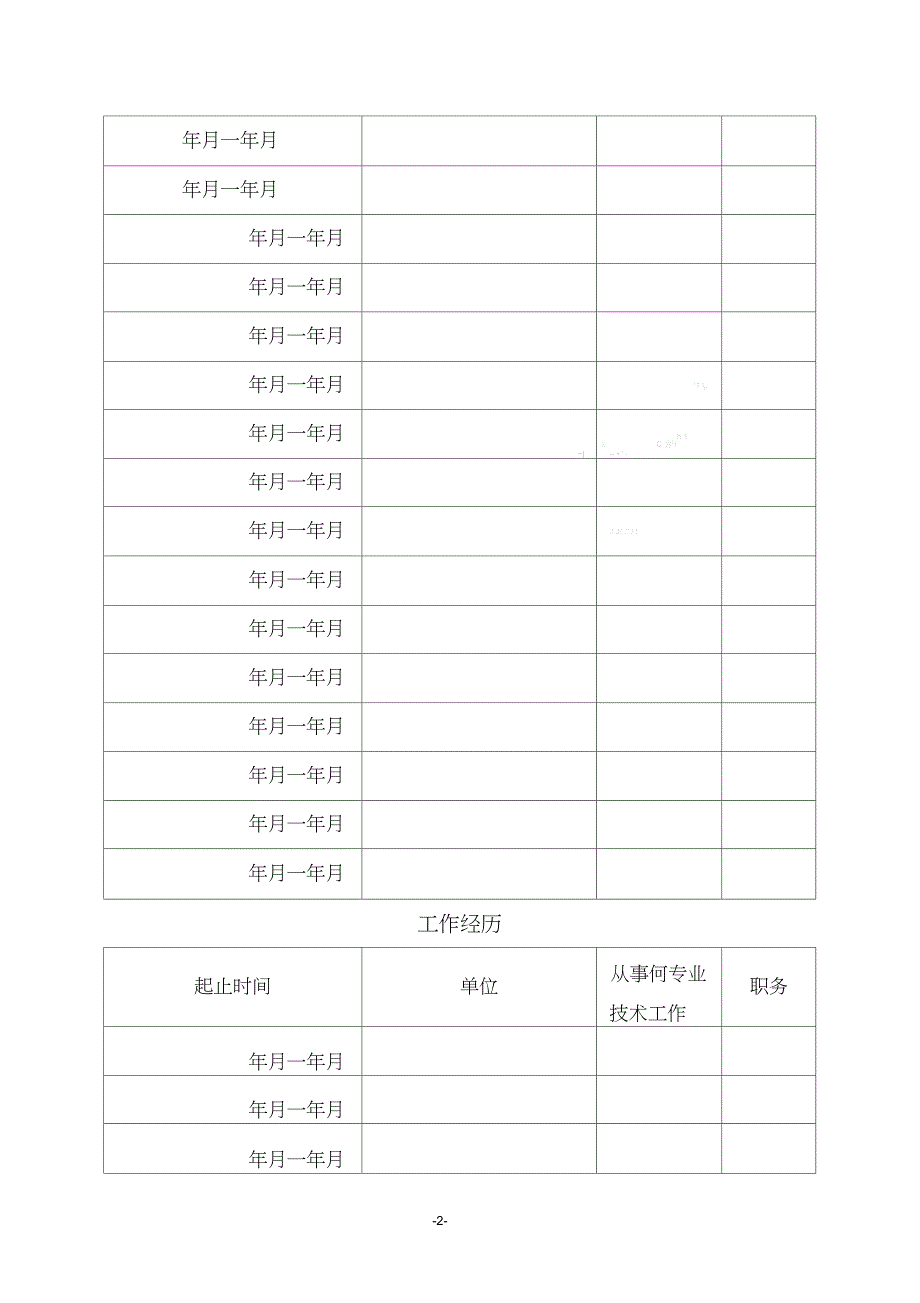 专业技术职务任职资格评审表(高级)_第4页