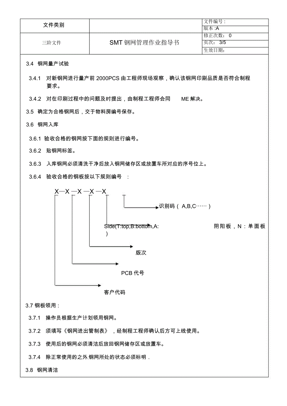 SMT钢网管理作业指导书_第3页