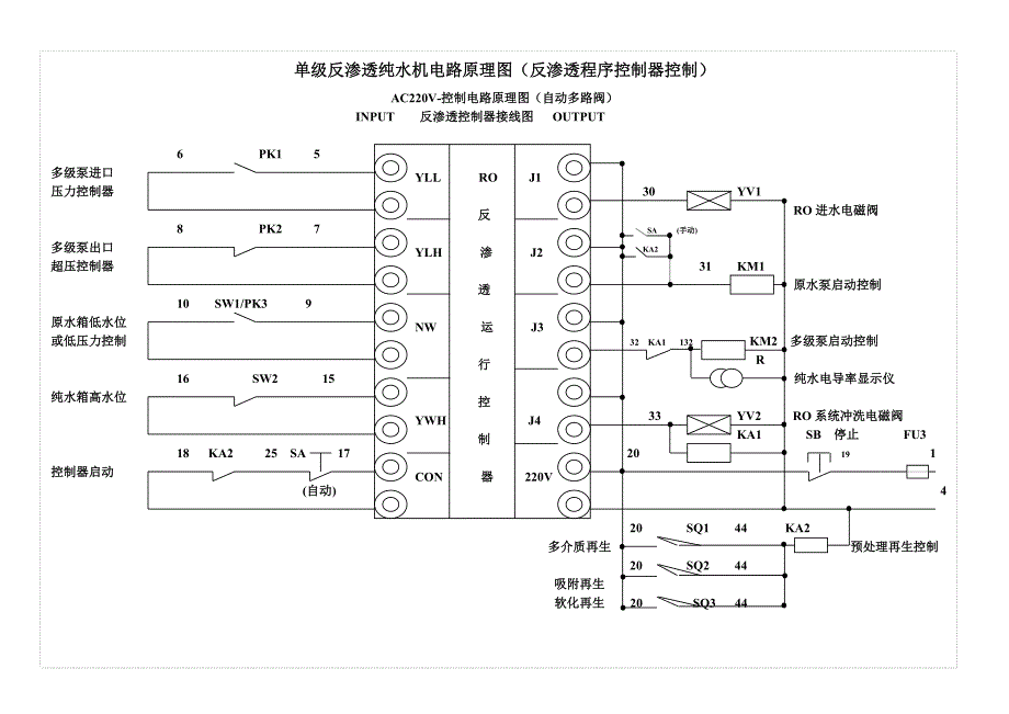 新款单级反渗透纯水机电路原理图.doc_第3页