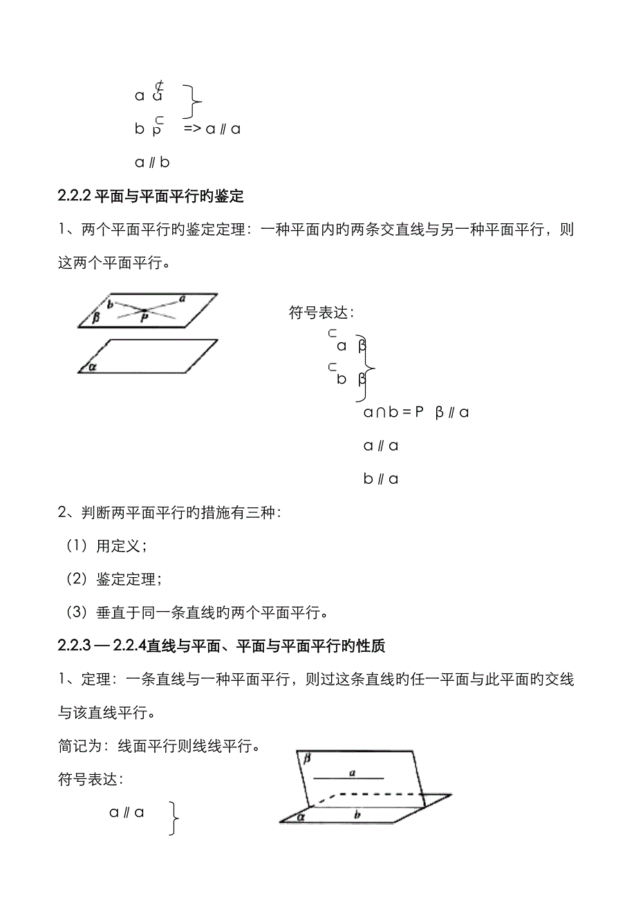 2023年点线面之间的位置关系的知识点总结_第4页