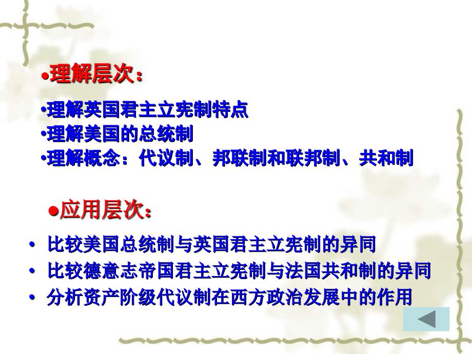 高考历史复习专题七：近代西方民主政治的确立和完善教学ppt课件-人教课标版_第4页