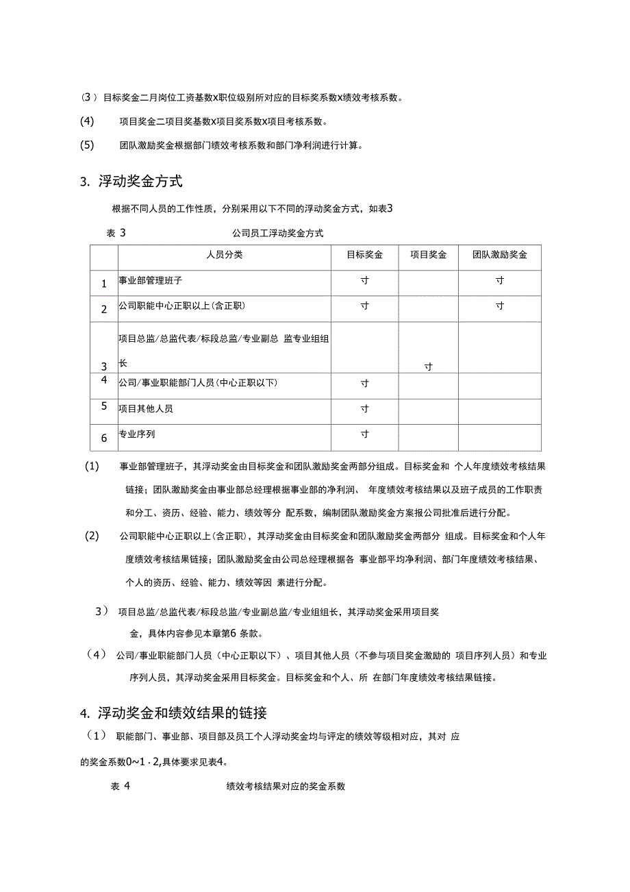 工程咨询公司员工薪酬管理办法 模版_第5页