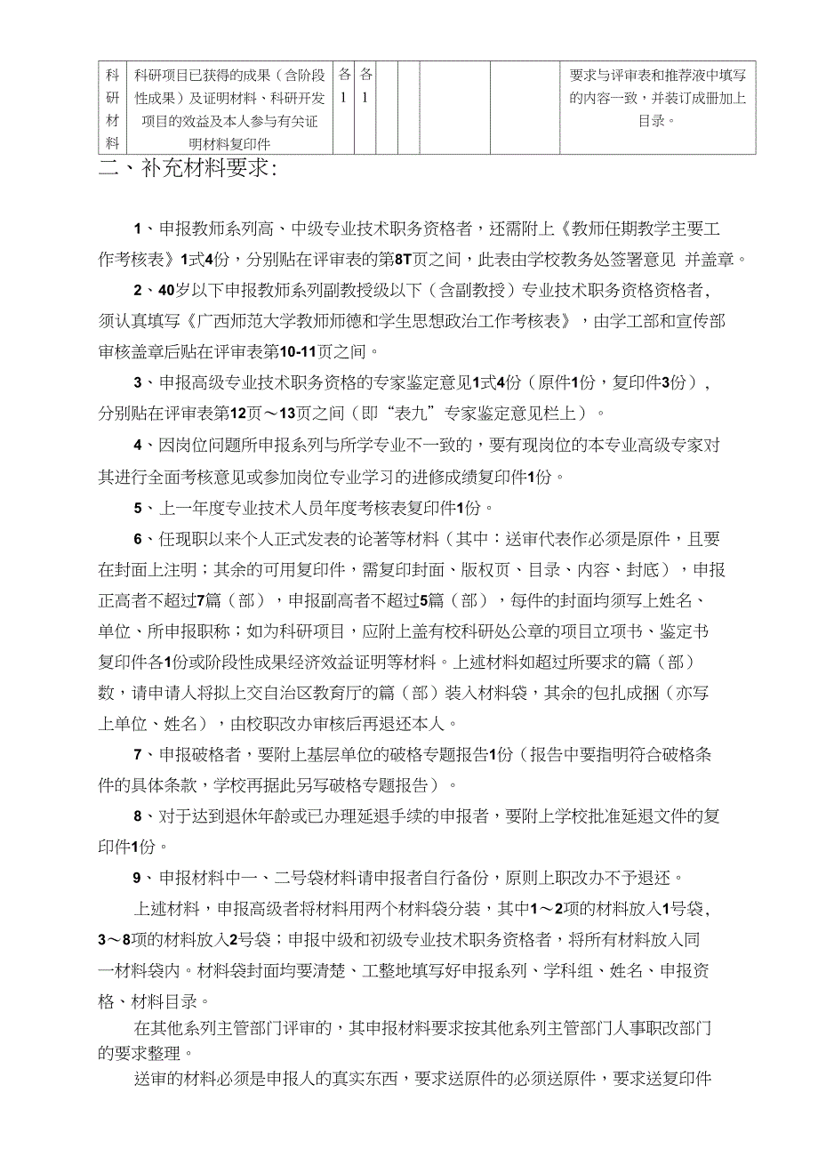 专业技术职务资格认定推荐评审申报材料要求及填表说明_第3页