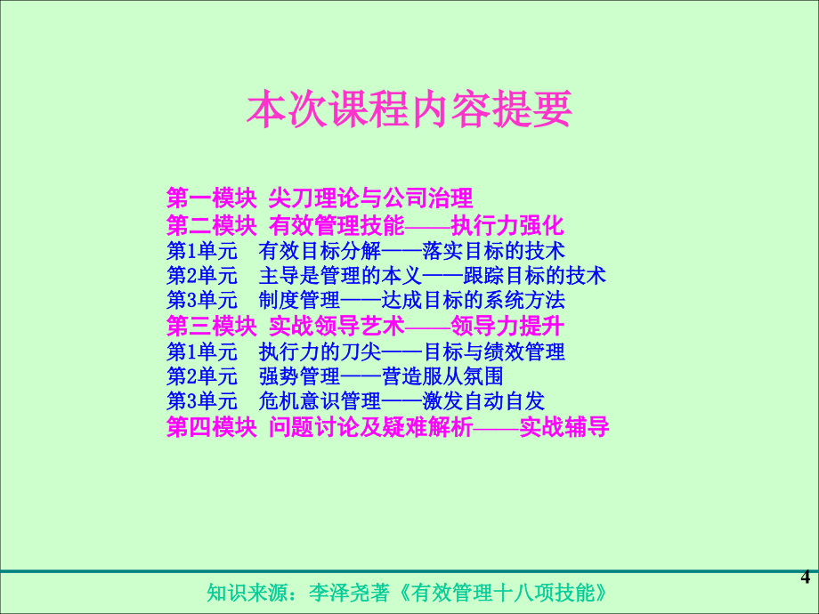 公司治理与高效执行力12H清华福建CEO讲义XXXX_第4页