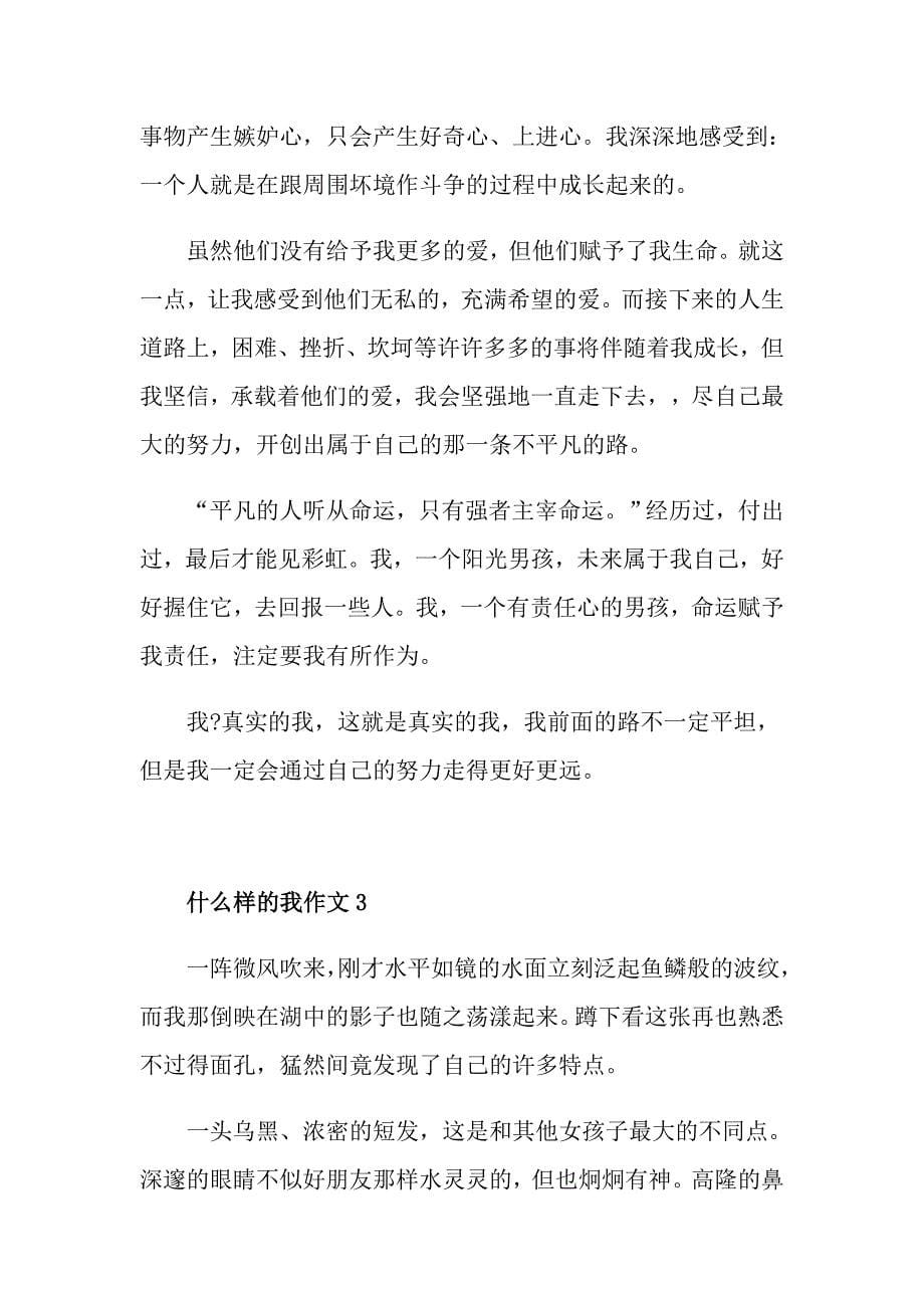 什么样的我八年级作文900字_第5页