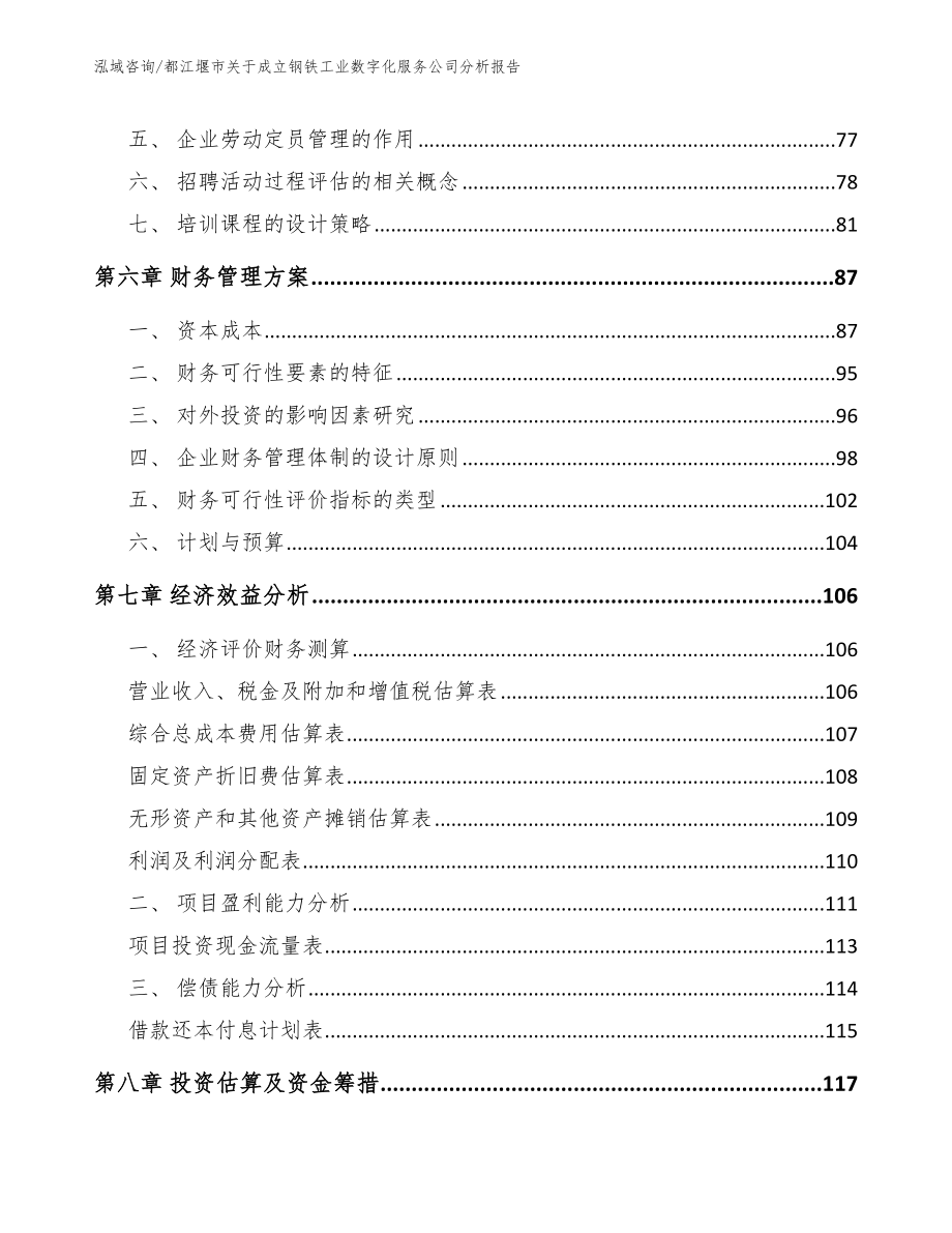 都江堰市关于成立钢铁工业数字化服务公司分析报告模板范本_第4页