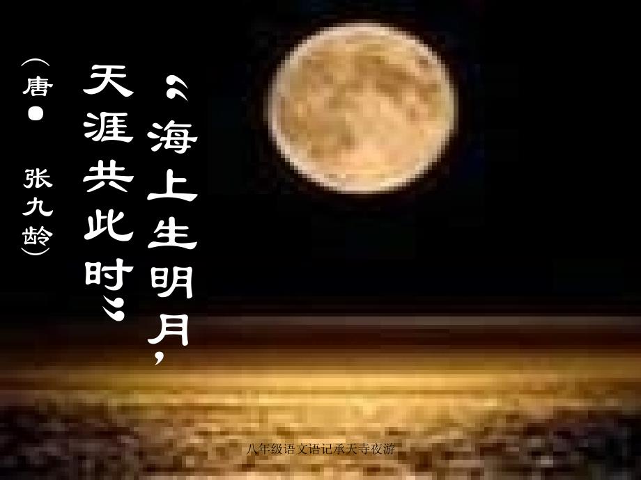 八年级语文语记承天寺夜游课件_第4页