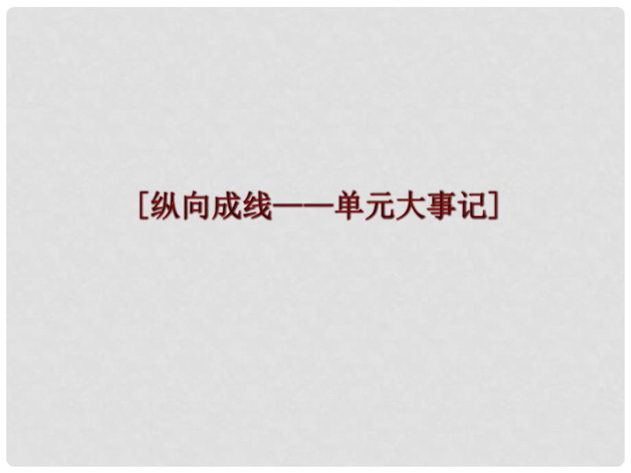 高考历史一轮复习 第十八单元 串点成面 单元大事记 历史同期声 知识集成块课件 新人教版_第3页