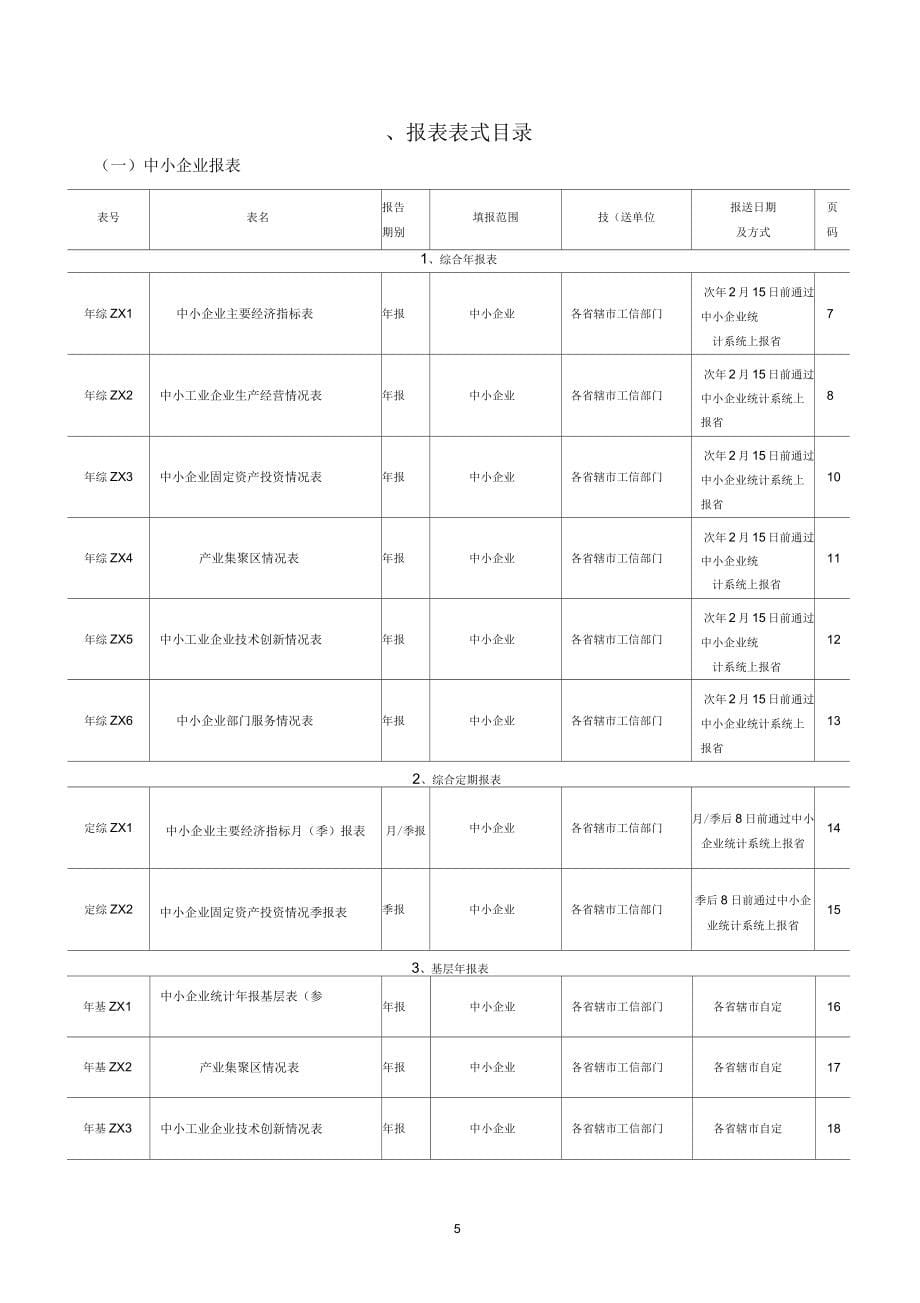 河南省中小企业部门统计报表制度(定稿)2_第5页