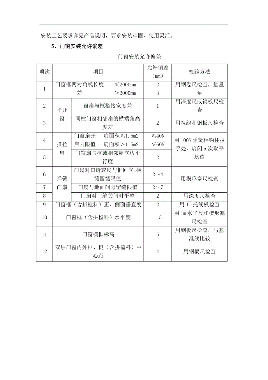 门窗工程施工方案及工艺方法29013_第3页