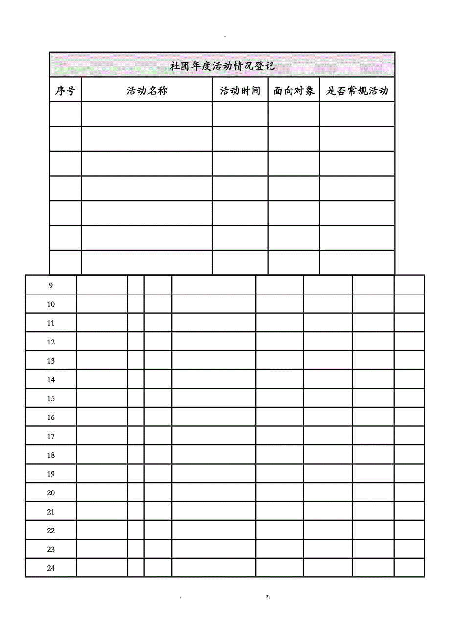 学生社团注册登记表简表实用_第3页