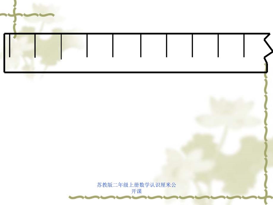 苏教版二年级上册数学认识厘米公开课课件_第3页