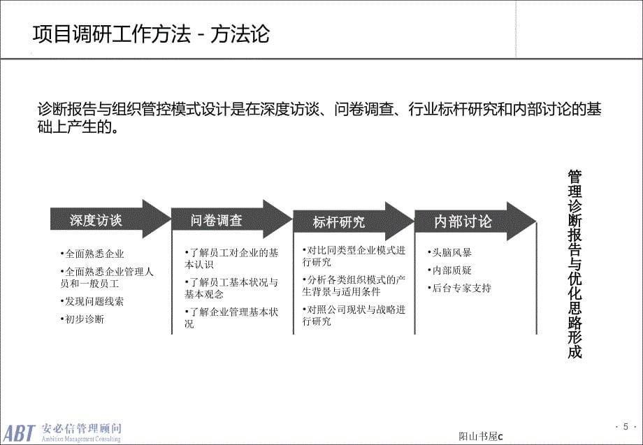 安必信顾问管理咨询项目诊断报告(样本)[行业特制]_第5页