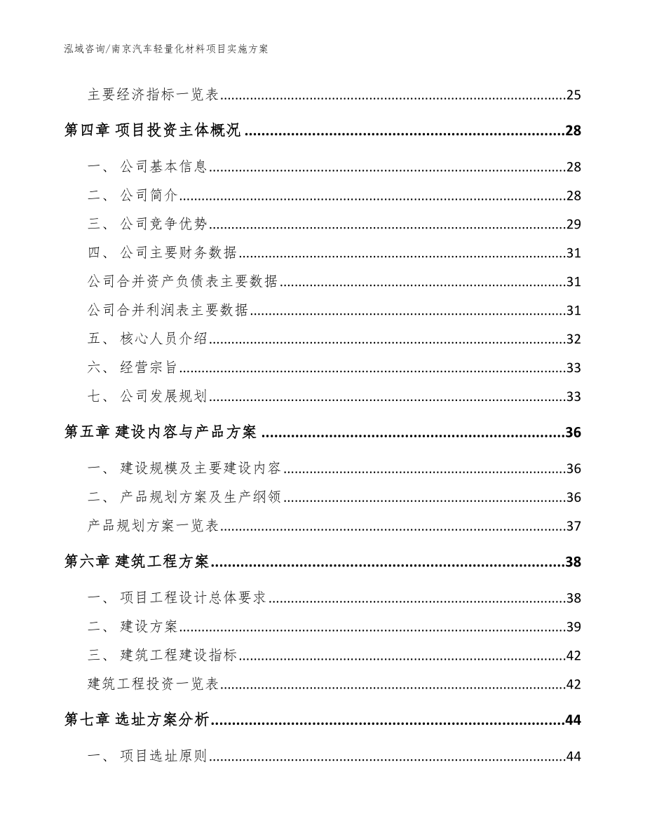 南京汽车轻量化材料项目实施方案【范文】_第3页