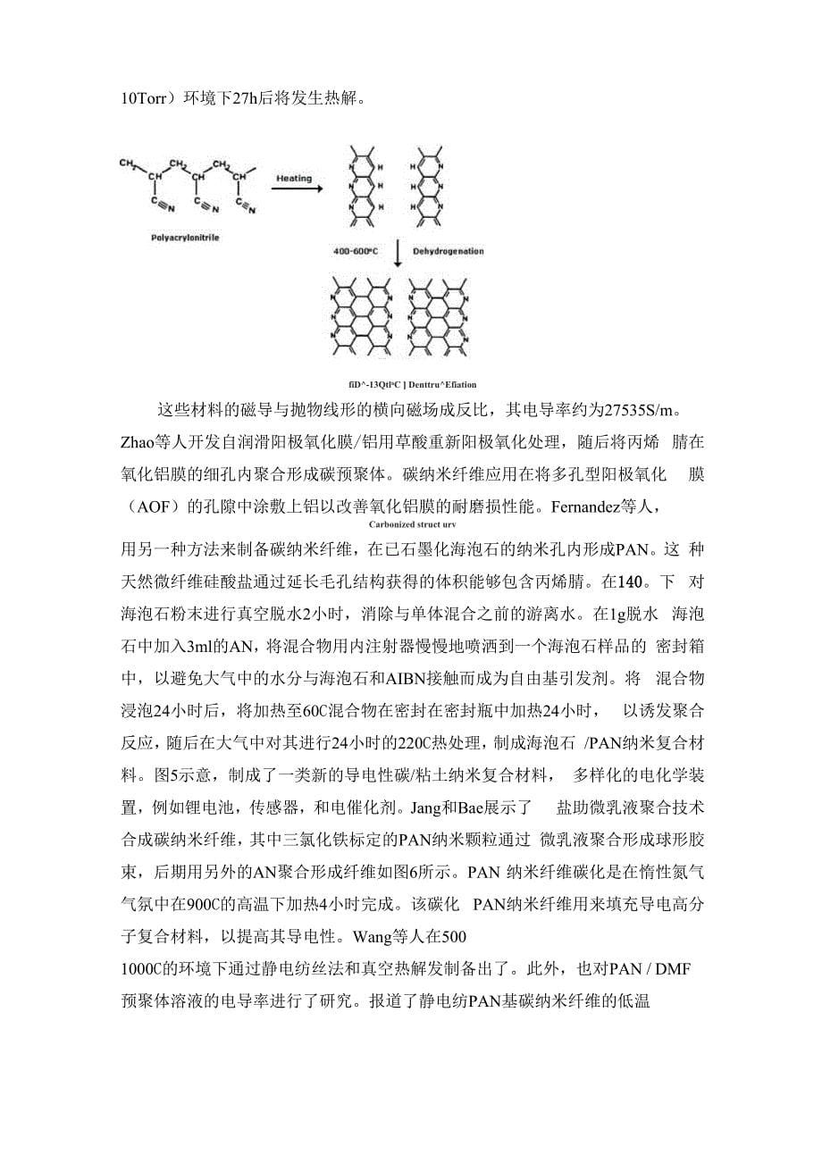 聚丙烯腈纳米纤维的发展现状与展望_第5页