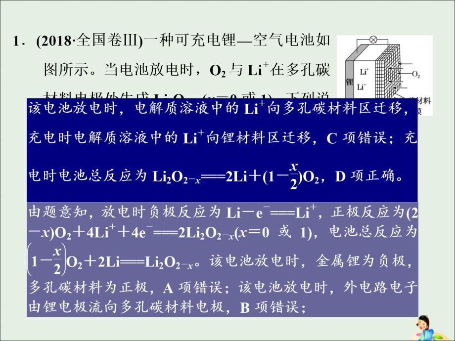 （通用版）2019版高考化学二轮复习 选择题命题区间4 电化学课件_第4页