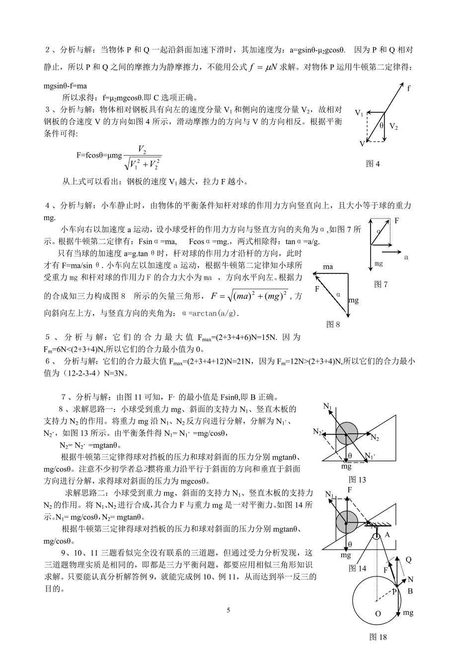 力与物体平衡考点vb_第5页