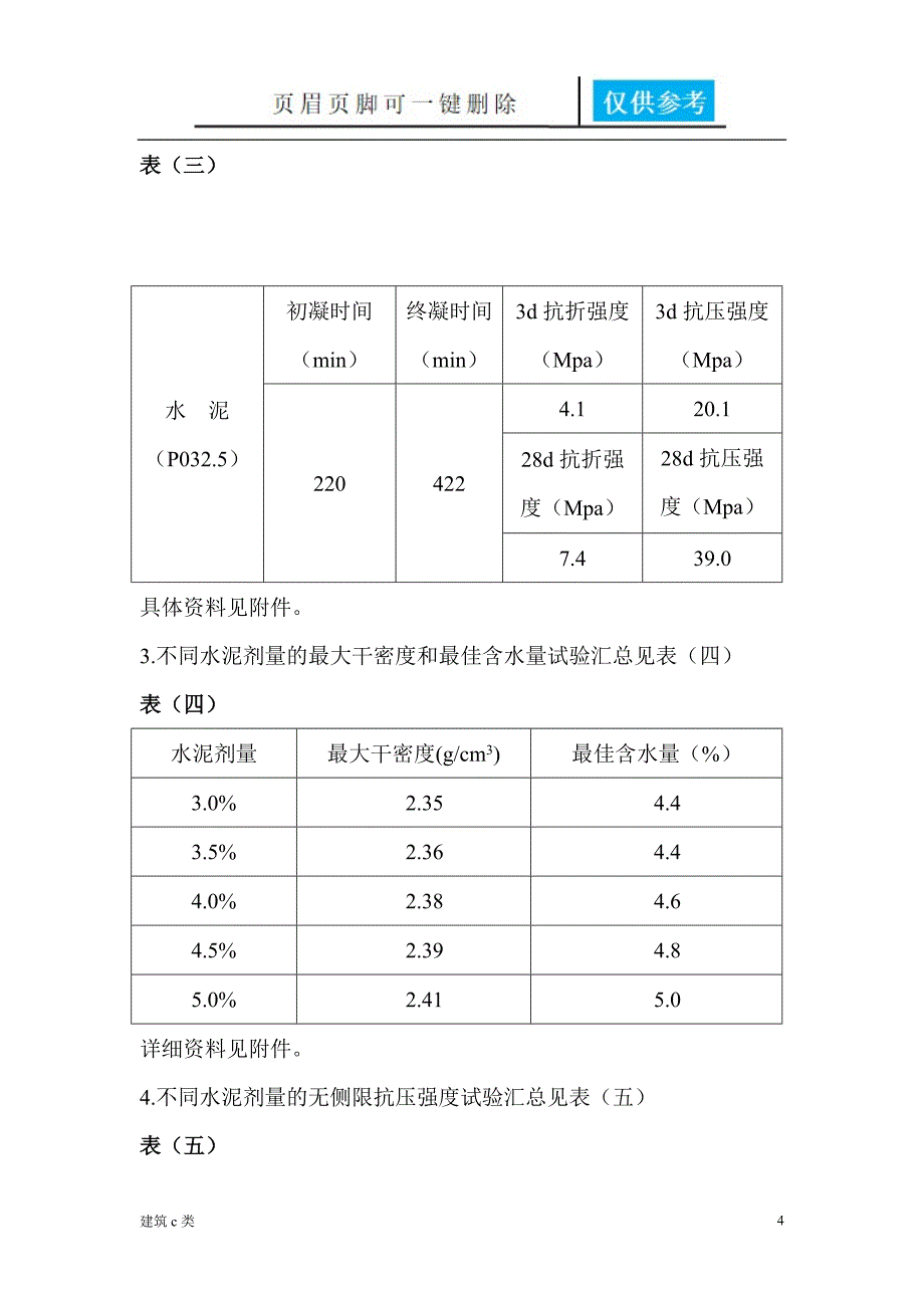 水泥稳定碎石基层配合比设计说明书建筑实用_第4页